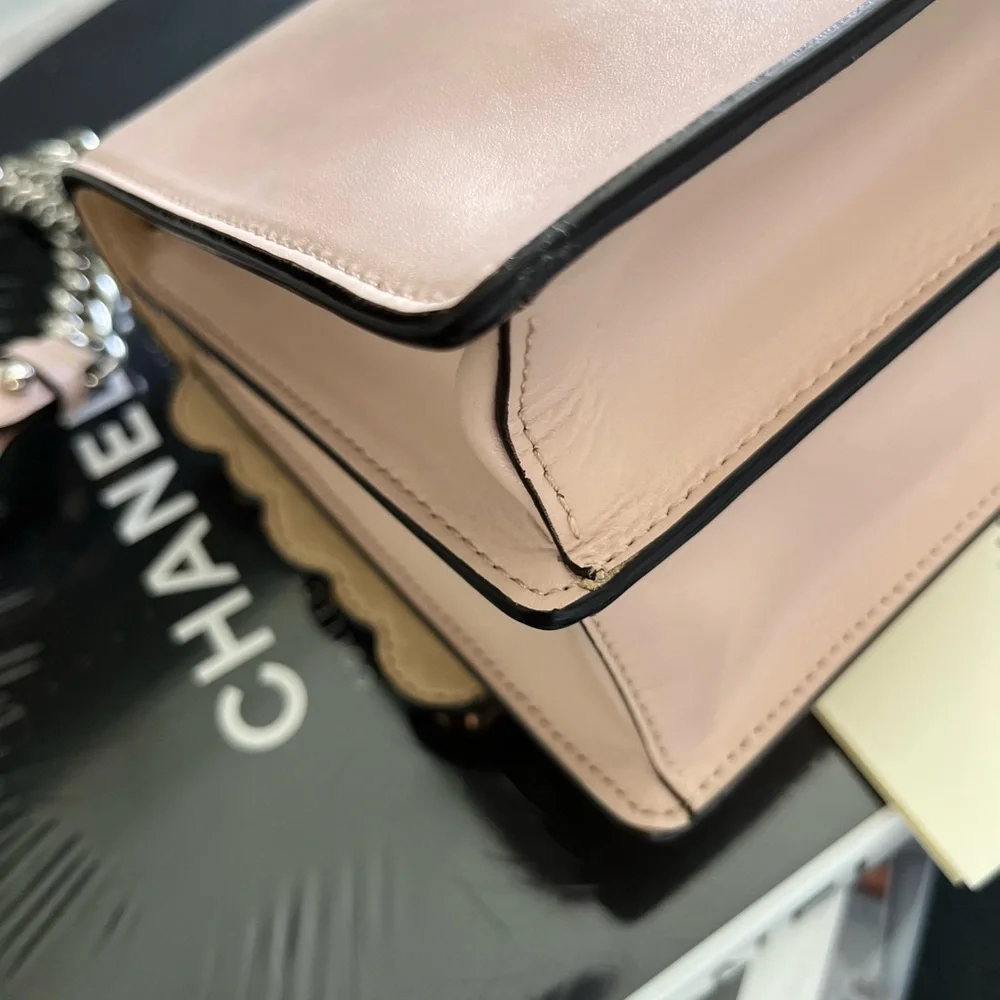 FENDI Vitello Liberty Studded Small Kan I Shoulder Bag Excellent Condition - Picture 7 of 14